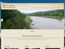 Tablet Screenshot of daleriverranch.com